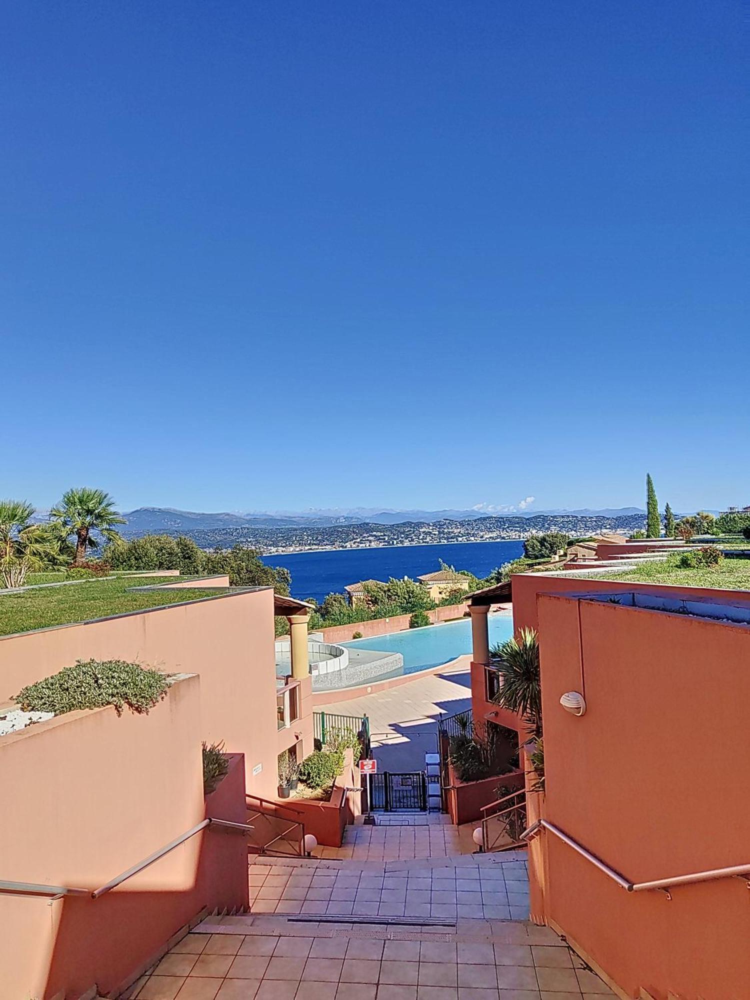 Vue Mer, Piscine, Free Parking Appartement Théoule-sur-Mer Buitenkant foto