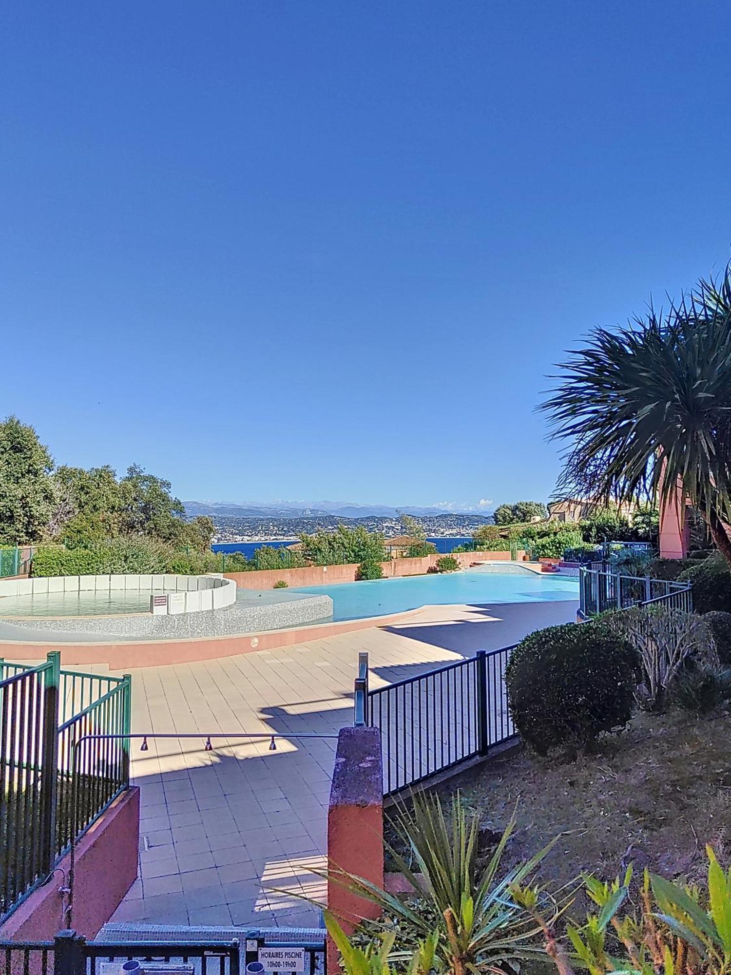 Vue Mer, Piscine, Free Parking Appartement Théoule-sur-Mer Buitenkant foto