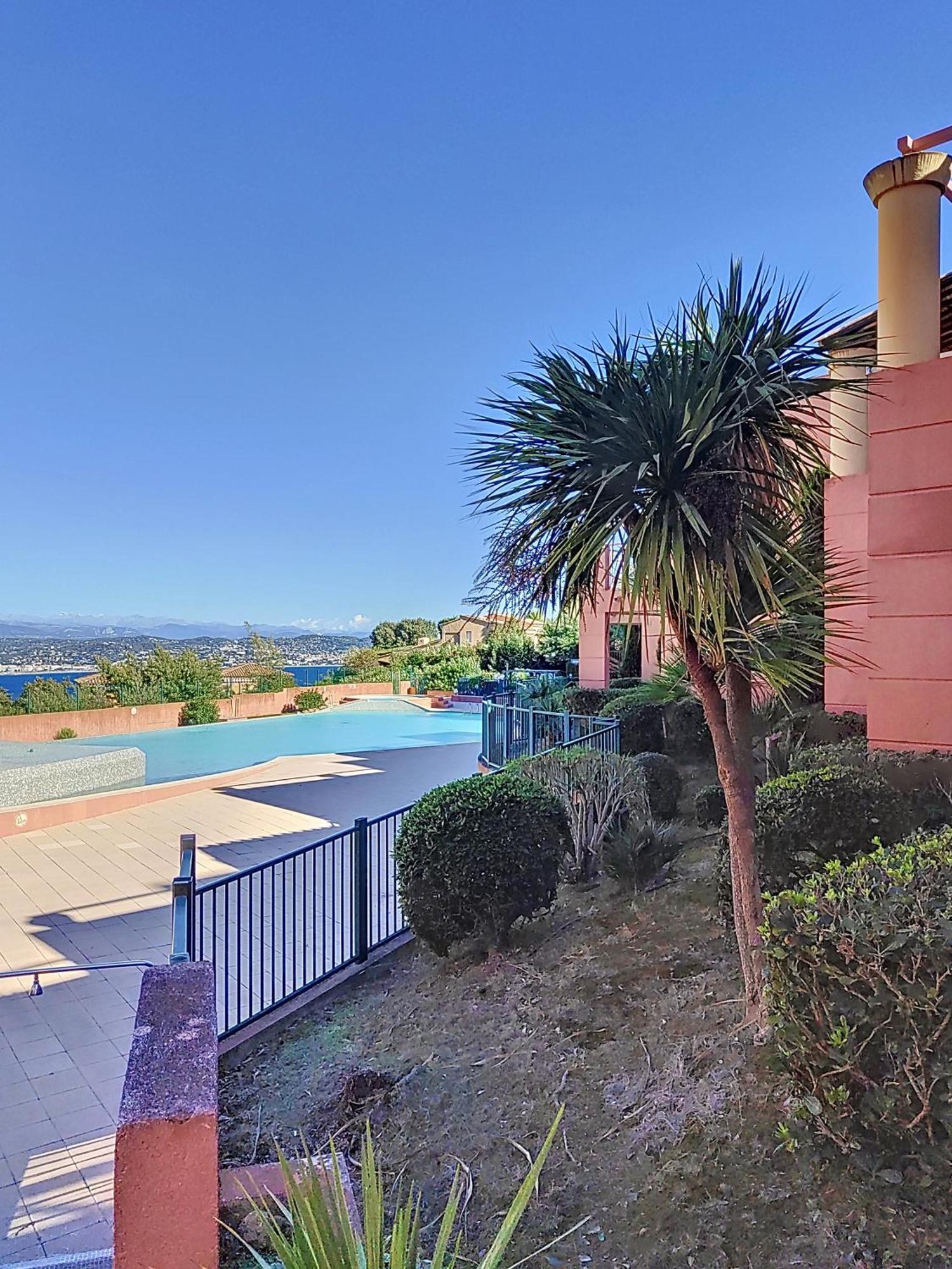 Vue Mer, Piscine, Free Parking Appartement Théoule-sur-Mer Buitenkant foto