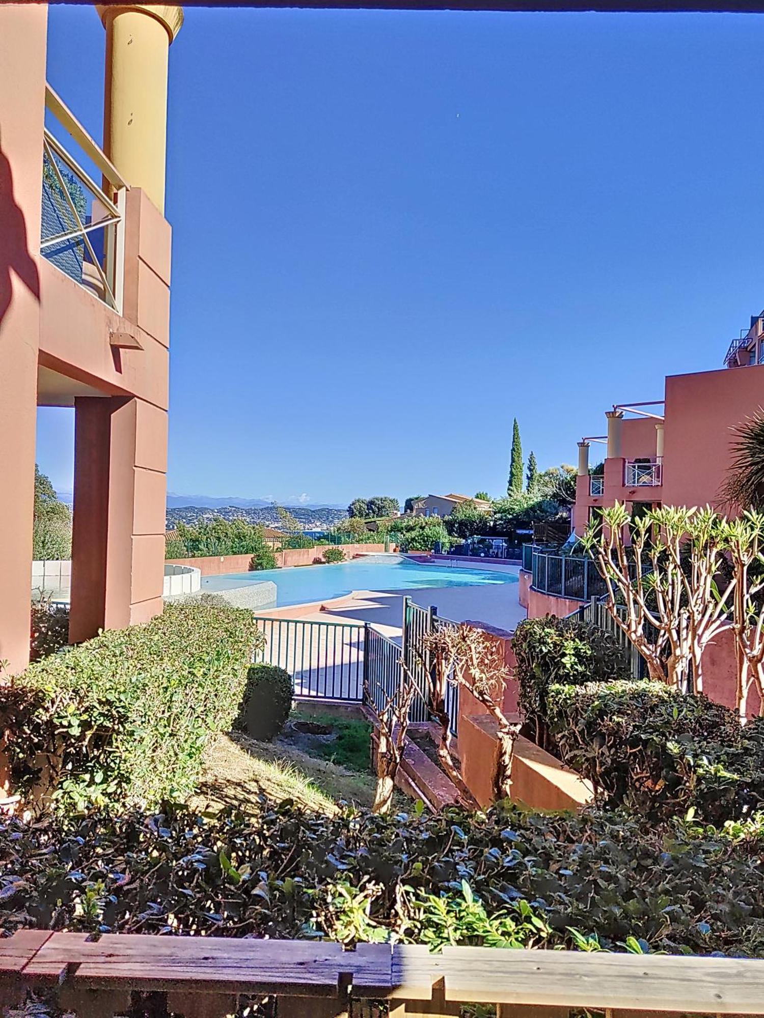 Vue Mer, Piscine, Free Parking Appartement Théoule-sur-Mer Buitenkant foto